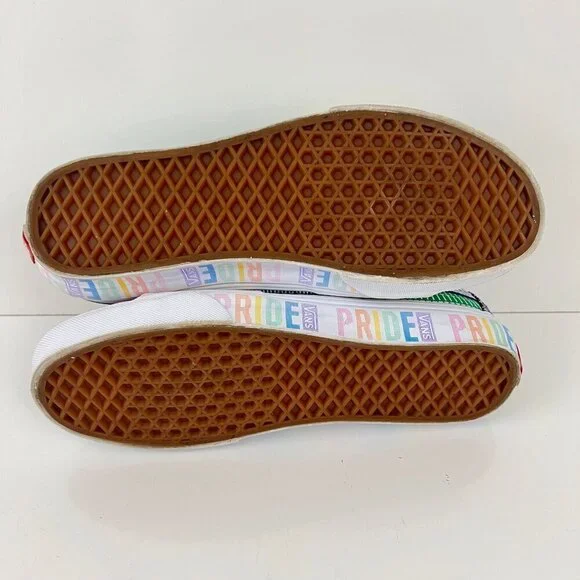 Vans High Top Pride Canvas Skateboard Sneakers Multi Color Womens  10 - Picture 16 of 16